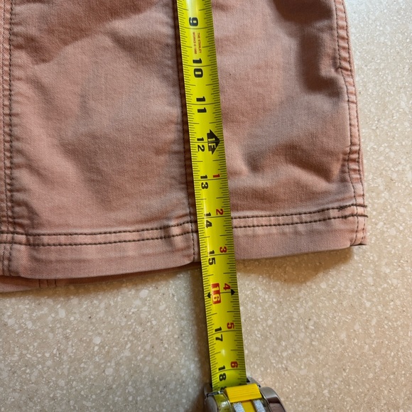 Free People Mini Skirt Sz 4 Salmon Colored - Picture 5 of 6